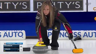 Rachel Homan fires a rocket for triple takeout to blank | 2021 Players' Championship