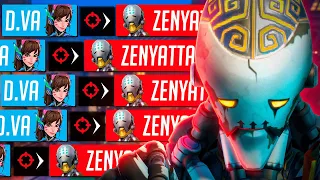 This Zenyatta kept getting FARMED by Dva | Overwatch 2 Spectating