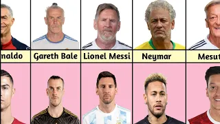 FAMOUS FOOTBALL PLAYERS IN OLD AGE - MESSI, RONALDO,NEYMAR, MBAPPÉ.