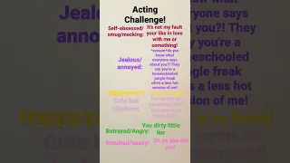 Acting Challenge! #acting #challenge #actingchallenge #meangirls #foryou #fyp #shorts #reginageorge