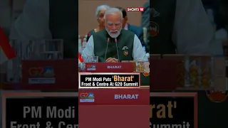 PM Modi G20 Meeting Delhi | 'Bharat' Name Plate Placed In Front Of PM Modi | News18 #shorts | N18S