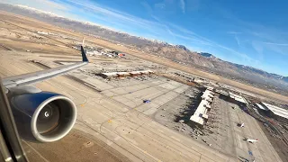Delta Air Lines 757-200(S) Sunny Morning Takeoff from Salt Lake City, UT (SLC) to Seattle, WA (SEA)