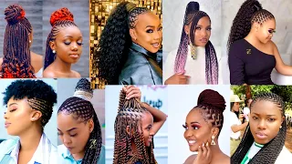 Latest African Braid Hairstyles/Unique & Amazing Braid Hairstyles for Black Women