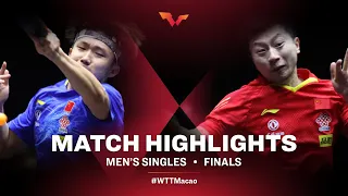 Wang Chuqin vs Ma Long | WTT Macao Men's Final HIGHLIGHTS