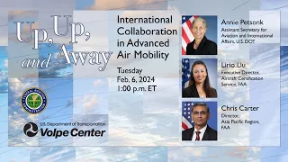 Up, Up, and Away: Innovations in AAM - International Collaboration in Advanced Air Mobility: 2/6/24