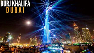 Burj Khalifa Dubai Laser Light Show 4K | World's Tallest Building | Dubai Tourist Attractions