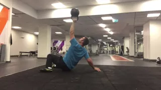 Heaviest Turkish Get Up: 48 kg Bottom Up both arms, 56kg half way.