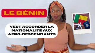 BÉNIN : LA loi RÉVOLUTIONNAIRE pour les afro-descendants : Bonne ou mauvaise idée ?  🇧🇯