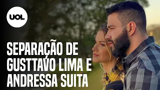 Andressa Suita diz que Gusttavo Lima pediu divórcio durante madrugada: "Sem motivo"