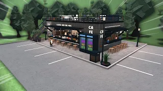 building a NEW BLOXBURG COFFEE SHOP because coffee stain