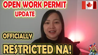 BREAKING‼️ OWP ELIGIBILITY, OFFICIALLY RESTRICTED NA | LATEST UPDATE FROM IRCC | AFFECTED BA KAMI?