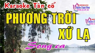 Karaoke tân cổ PHƯƠNG TRỜI XỨ LẠ - SONG CA (Mạnh Quỳnh - Phi Nhung)