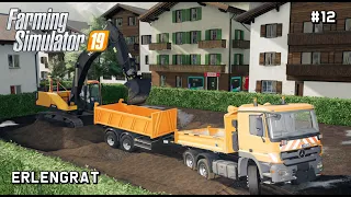 VOLVO EC300E | Public Works and Farming | Erlengrat | Farming Simulator 19 | Episode 12