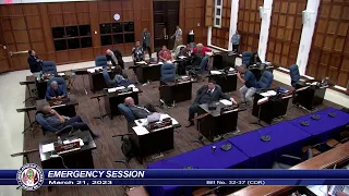 37th Guam Legislature Emergency Session - March 21, 2023 PM PT.2