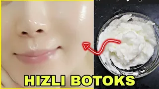 MİNİ BOTOKS! İKİ KAT HIZLI YÜZ GERME, CİLT SIKILAŞTIRICI, SARKMALARI TOPARLAYAN, YUMURTA BOTOKSU