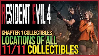 Resident Evil 4 Remake All Chapter 1 Collectibles