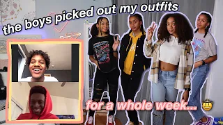 letting my guy friends choose my outfits for a week *2021*