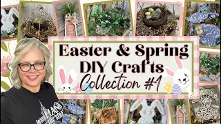 Spring Easter Collection #1 DIY Crafts 🌸🐰🌿 Whimsical Rustic Crafts || Dollar Tree Hobby Lobby