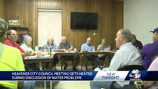 Heavener city council meeting gets heated during discussion of water problems