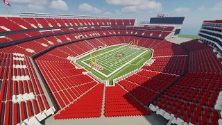 Minecraft Levi's Stadium (San Francisco 49ers) Timelapse +DOWNLOAD | TheCraftCrusader