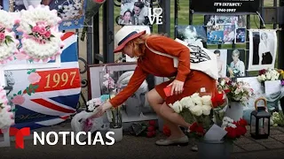 Así vivió Londres los 25 años de la muerte de Lady Di | Noticias Telemundo