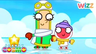 Planet Cosmo - Ice Skating at #Christmas | Full Episodes | Wizz | Cartoons for Kids