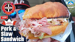 Firehouse Subs® King's Hawaiian® Pork & Slaw Sandwich Review! 👑🌺🐖 | theendorsement