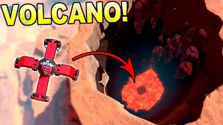 The Challenge Inside This Volcano Almost Ruined My Day... - Trailmakers Gameplay