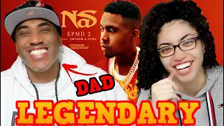 MY DAD REACTS TO Nas - EPMD 2 feat. Eminem & EPMD (Official Audio) REACTION