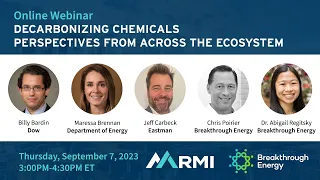 Decarbonizing Chemicals – Perspectives from Across the Ecosystem