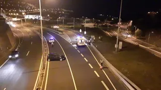Acidente na via rápida (Madeira)