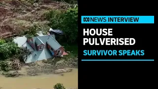 Amazing tale of survival after landslide pulls house off its foundations in north NSW | ABC News