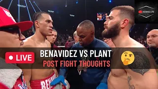 Benavidez vs Plant Post Fight Reaction! LIVE