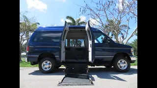 2011 Ford Econoline E350 Handicap Wheelchair Conversion Van Norcal MAX UVL Power Side Doors 15K Mile