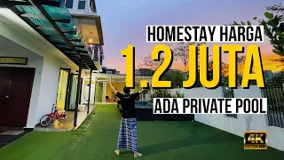 RM 1.2 Juta, Homestay ada private pool Sesantai Homestay di Nusajaya Johor