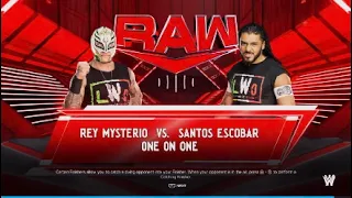 WWE 2K 24- Rey Mysterio v Santos