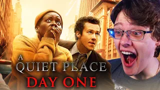 A QUIET PLACE: DAY ONE Official Trailer 2 REACTION!