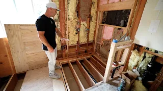 Cutting Down Floor Joists for Curbless Entry Shower in Upstairs Bathroom