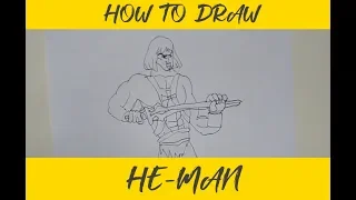 How to draw He Man - Speed Drawing