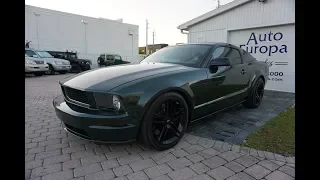 2008 Ford Mustang Bullitt #779 with the perfect performance mods - Review by Bill Auto Europa Naples