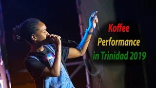 KOFFEE First Time Performing in Trinidad & Tobago