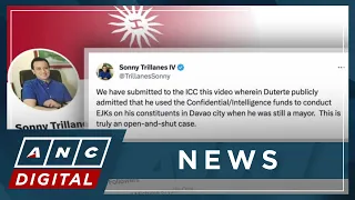 Video of Duterte allegedly admitting funding Davao killings sent to ICC | ANC