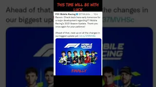Update news for the F1 MOBILE RACING 2021 SEASON
