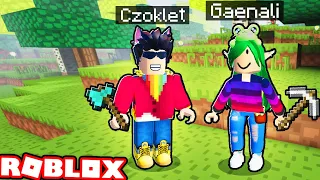 Zagraliśmy w PODRÓBKĘ MINECRAFTA W ROBLOX... | CZOKO I NALI