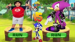 Tag with Ryan vs Sonic Dash - Espio Sonic New Character Update All Characters Unlocked All Costumes