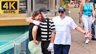 The famous mime Tom from SeaWorld Orlando 😂🤣 Tom the mime #tomthemime #seaworldmime #seaworldorlando