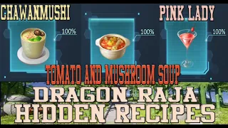 Dragon Raja Hidden Recipes Waiter and Chef Assistant Chawanmushi Tomato and mushroom soup pink lady