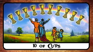 10 of Cups Tarot Card Meaning ☆ Reversed, Secrets, History ☆