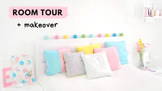 Room Tour & Makeover ✨ My new desk setup + stationery organization!