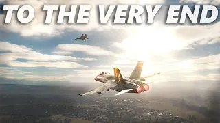 To the very end F/A-18 Hornet vs MIG-29 Fulcrum Dogfight| DCS | Digital Combat Simulator | 4K